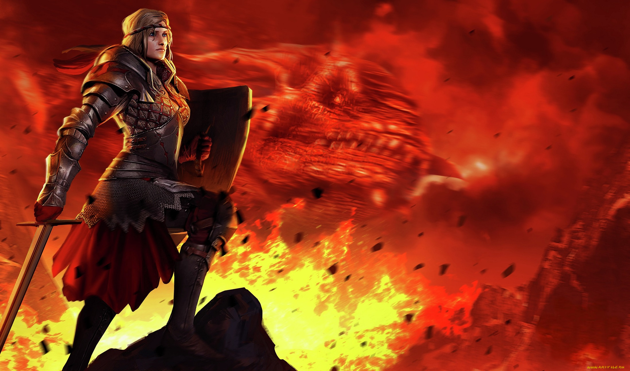  , the witcher, art, witcher, , saskia, battle, arena, , dragonslayer